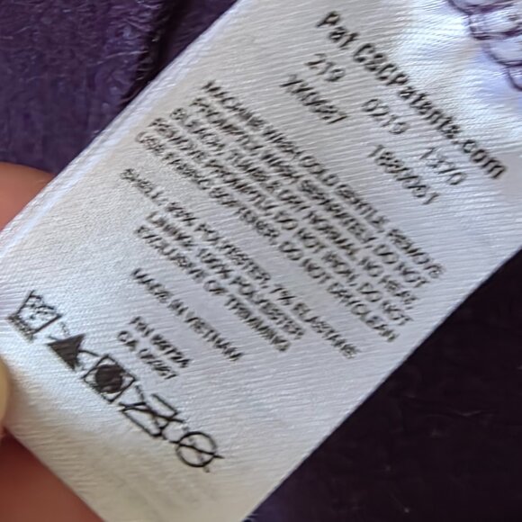 COLUMBIA Kruser Ridge Softshell Jacket | Small | Purple Omni-Heat Waterproof EUC - Picture 9 of 9